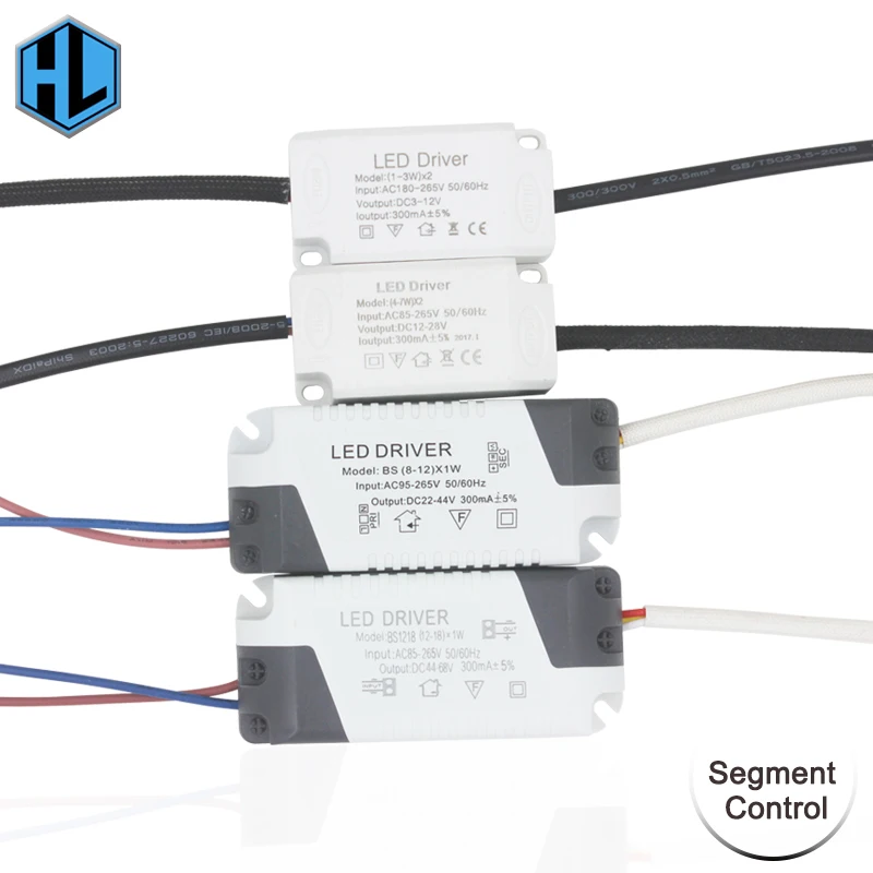 

AC85-265V Constant Current LED Driver Power Transformer Three-color Segment Control Ballast Suitable for LED Panel Ceiling Light
