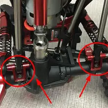 Задний/передний ЧПУ Расширенный осевой стержень Монтажная скоба для Hraxxas TRX4 T4 Rover Land Defender D110 гусеничный грузовик 1/10