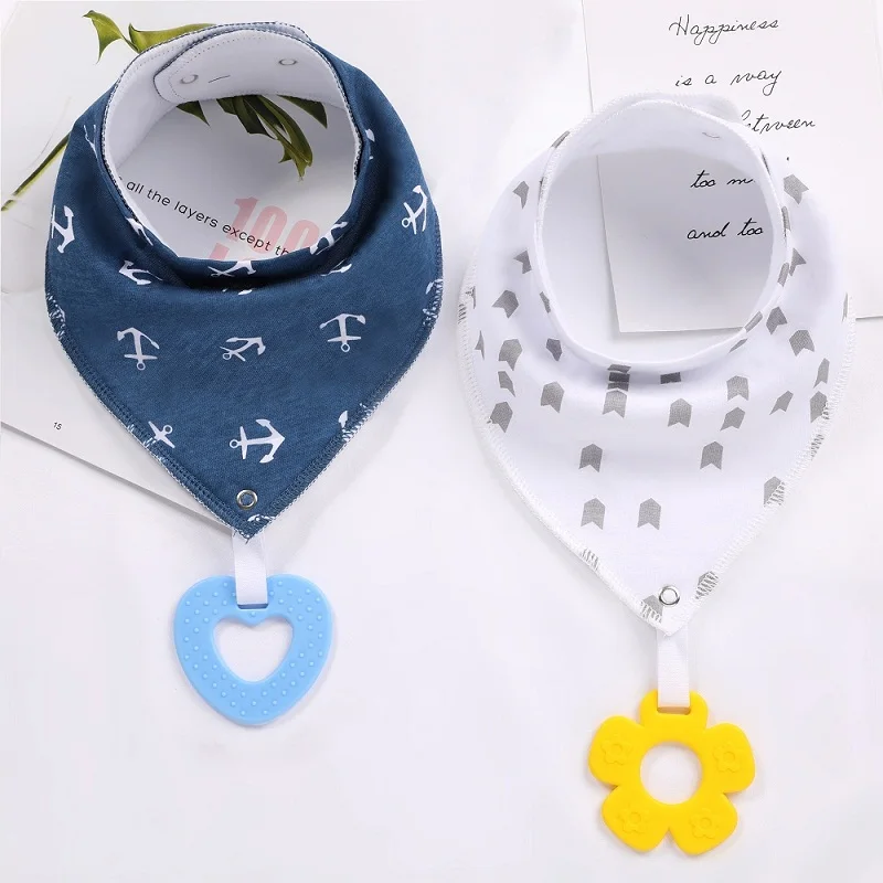 baby bandana drool bibs and teething toys