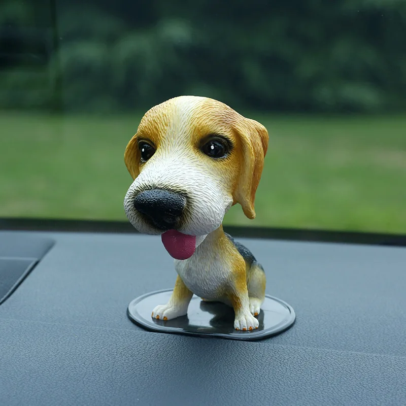 New Fashion Car Interior Decoration Ornament Cute Dog Puppy Gift For Home Office Decor Car Style Accessories Automobiles Decor - Color Name: 4