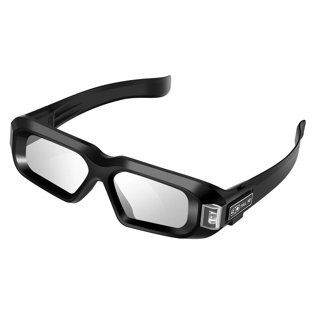 

Smart 3D Active Shutter Glasses AX-30 DLP-Link 96Hz/144Hz USB Rechargeable Home Theater Black For BenQ Dell Acer Optama Sony