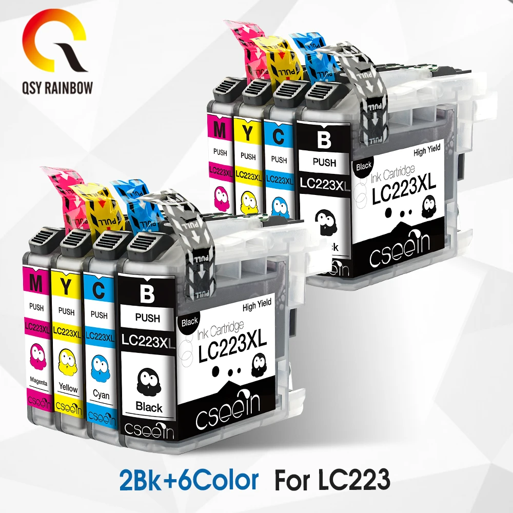 LC223 чернильный картридж LC 223 LC223XL совместимы для Brother DCP J562DW J4120DW MFC J480DW J680DW J880DW