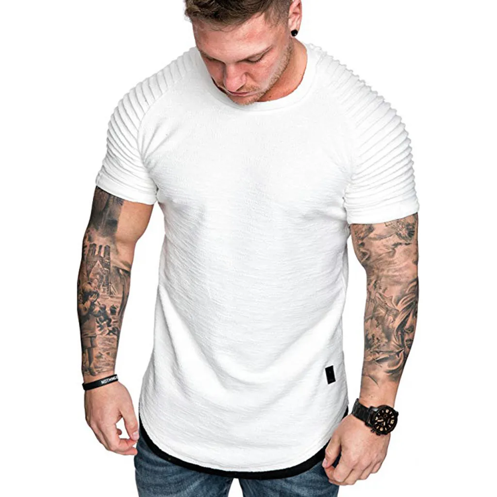 Новые военные мужские летние Slim Fit Топы с короткими рукавами для мужчин