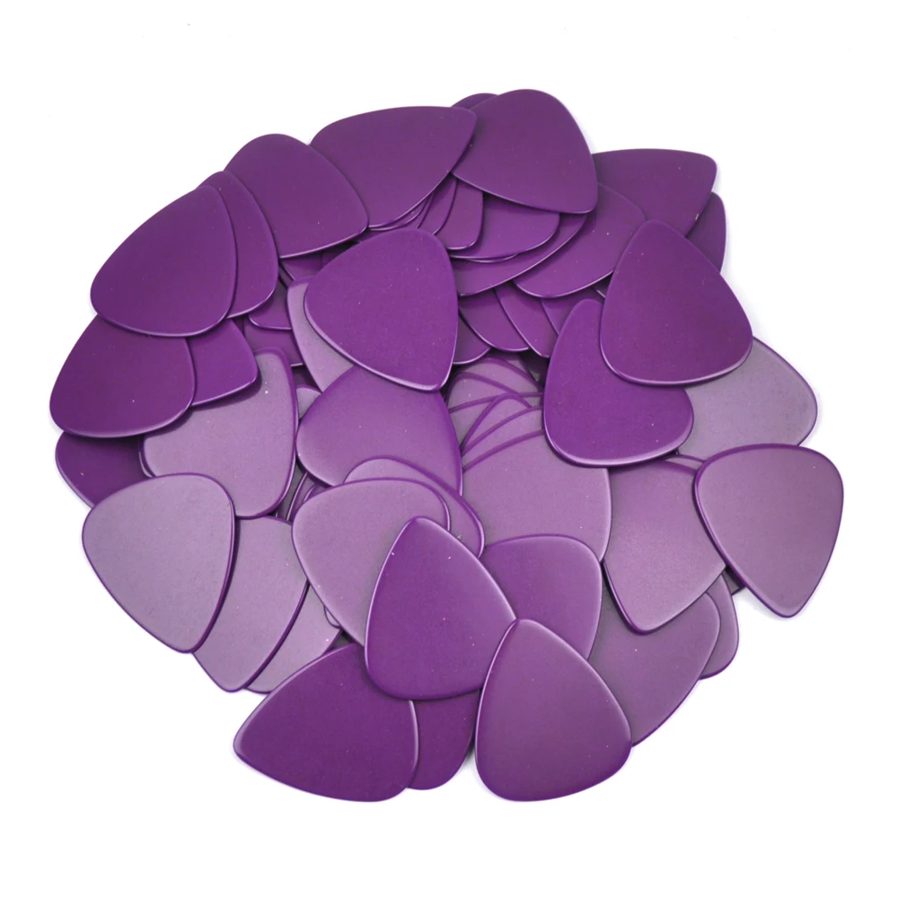 Lots of 50 pcs New Medium 0.71mm Blank Guitar Picks Celluloid Pearl Light Blue