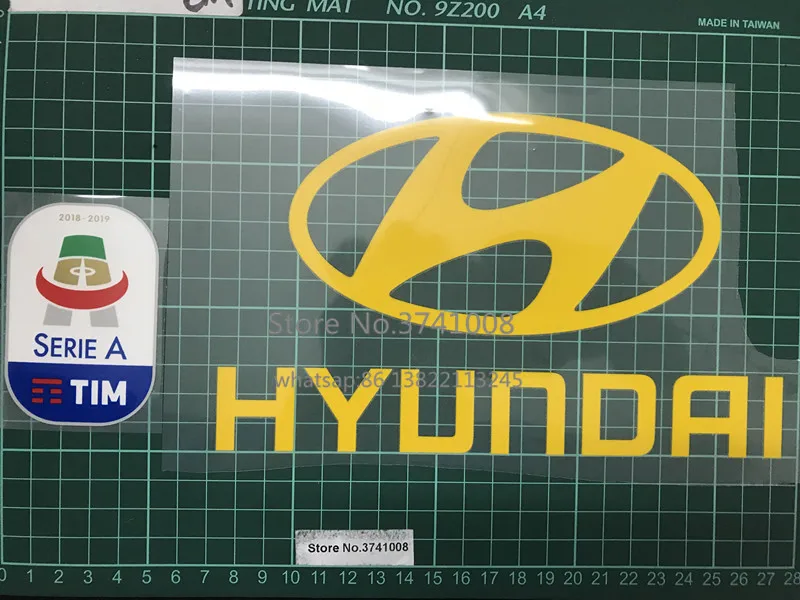

2018 2019 Italia league badges roma home away HYUNDAI patches