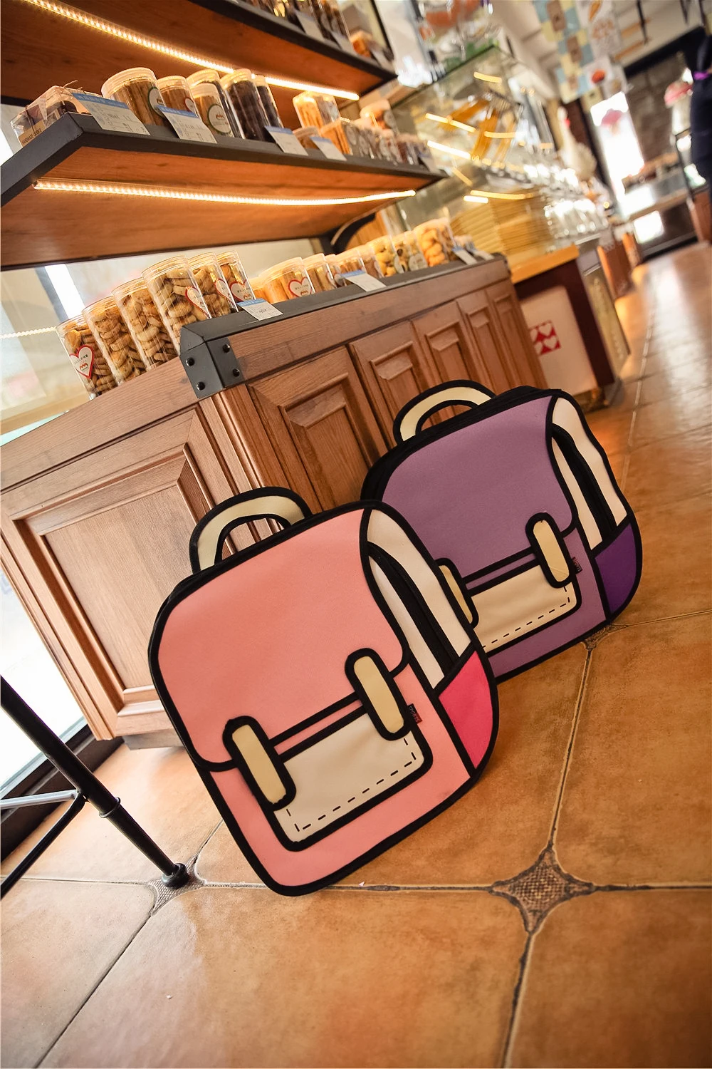 Модные 2D сумки Новинка Детский рюкзак в школу сумка 3D цвет пэчворк для девочек Рисунок комиксов backrack горячие хорошие подарки Backruck