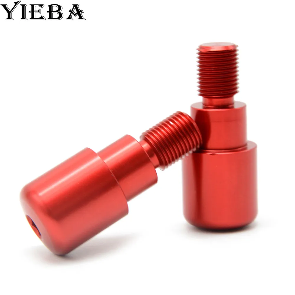 red 7/8 ''22 мм Универсальный мотоцикл наконечники на руль для YAMAHA FZ 6 2004 2005 2006 2007 2008 2009 FZ-6R 2009 - Цвет: red