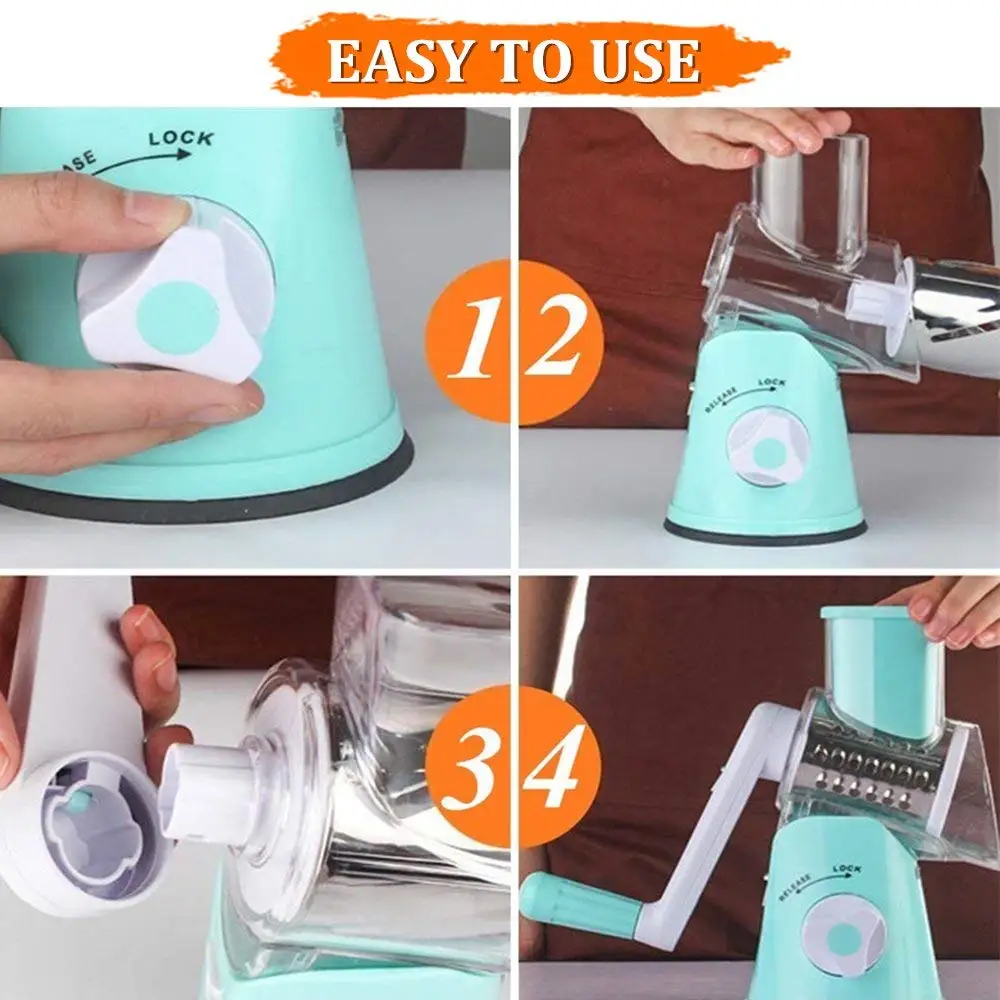 Kitchen MIU Speed Grater and Slicer with Suction Base II