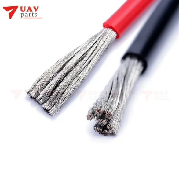 2 3 4AWG красный черный силиконовый провод ультра гибкий Тестовый Кабель высокой температуры