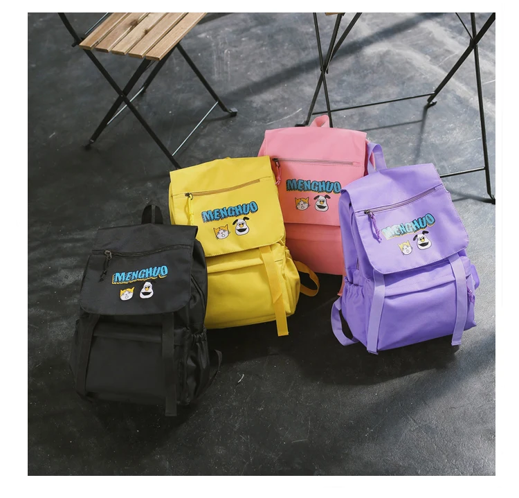 Menghuo Waterproof Nylon Women Backpacks Female Fashion Rucksack School Backpack for Girls Travel Bag Bolsas Mochilas Sac A Dos (33)