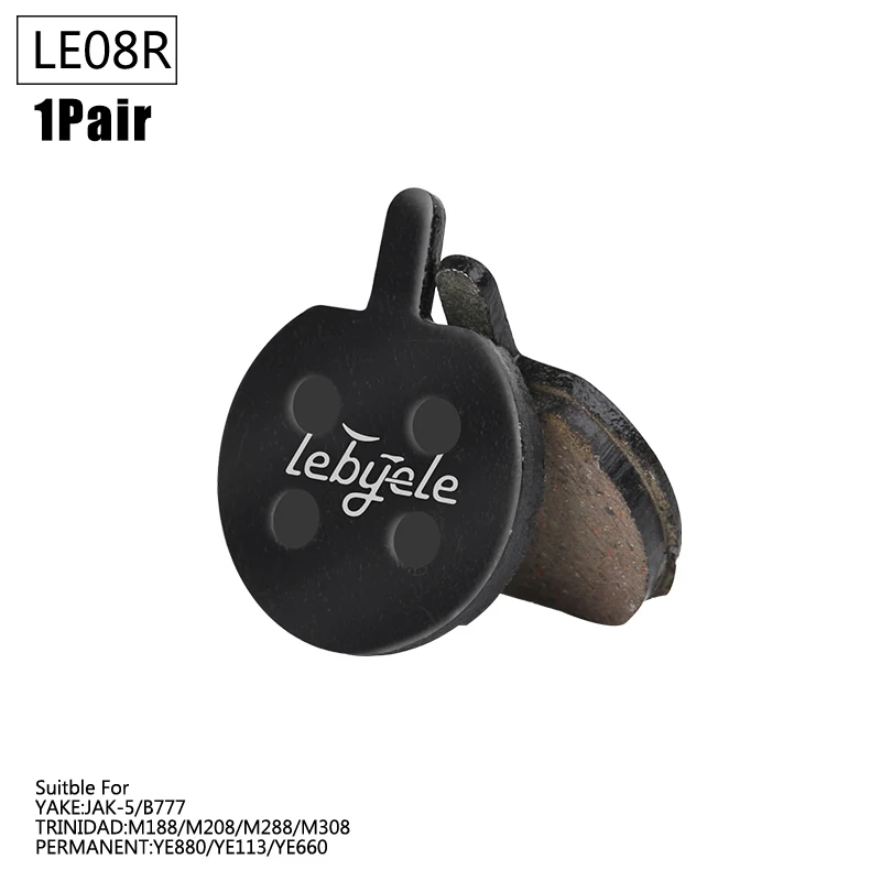 LE08R Одна пара велосипедных дисковых тормозных колодок из смолы блоки MTB для SHIMANO SRAM AVID HAYES Tektro Magura Zoom Гигантские велосипедные аксессуары часть - Цвет: LE08R