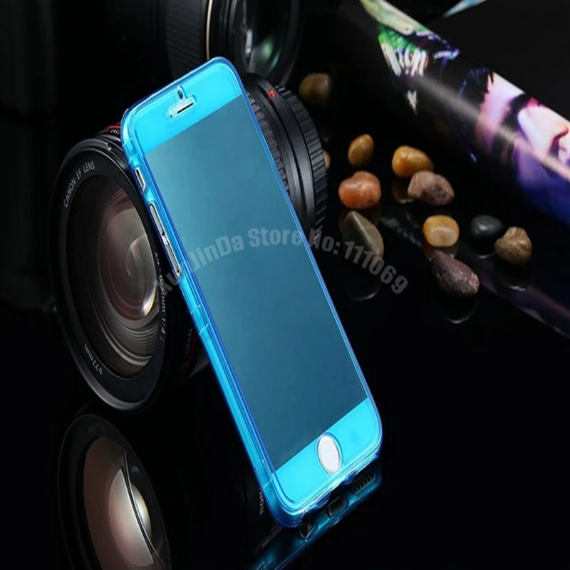 50 шт чехол для iphone 6 6s 4,7/plus 5,5 ультратонкий, прозрачный мягкий кремний ТПУ Флип Прозрачный чехол для apple iphone 5s 6s