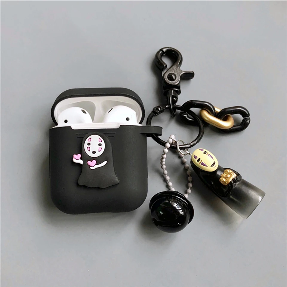 Bluetooth наушники силиконовый чехол для Apple Airpods чехол 1 2 Чехол аксессуары милые Мультяшные наушники защитный чехол сумка коробка