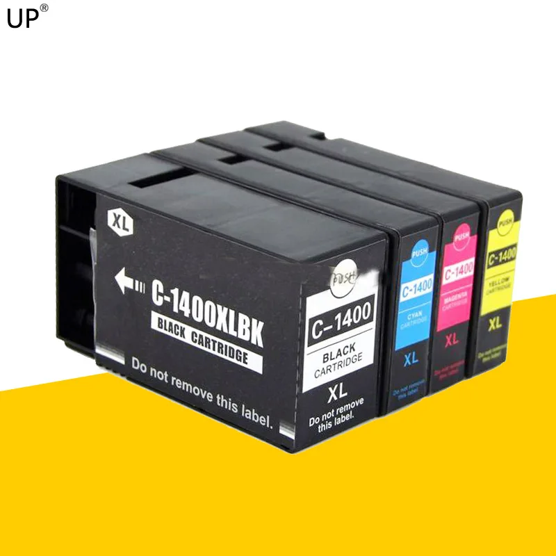 1 set PGI-1400XL чернильные картриджи для Canon MAXIFY MB2340 MB2040 MB2140 MB2740 с пигментными чернилами PGI1400 PGI 1400XL - Цвет: 1 set