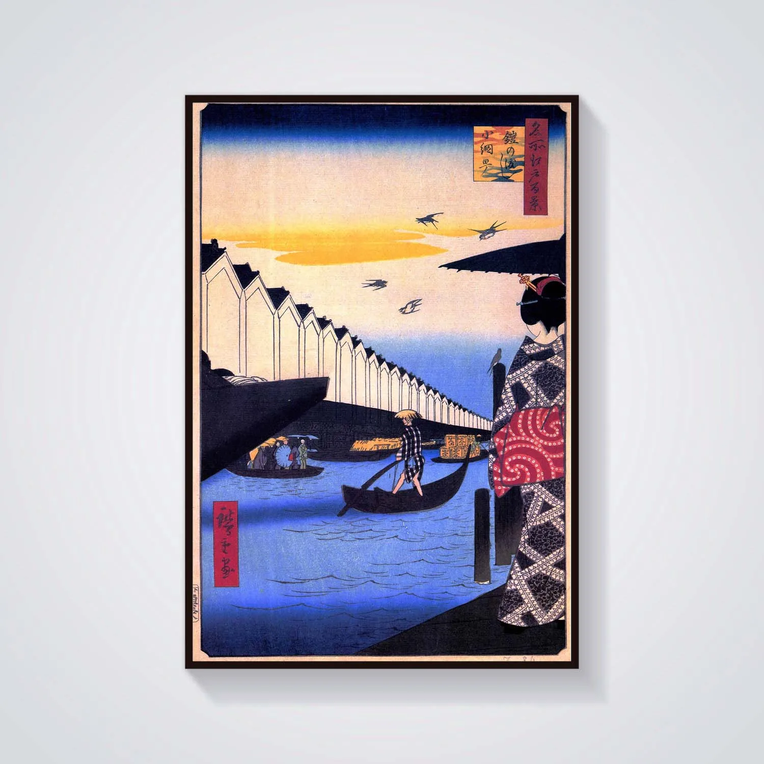 Hiroshi Yoshida Utagawa Kuniyoshi Ando Hiroshige Самурайские герои большого воина укийо-е японского искусства плакат - Цвет: 19