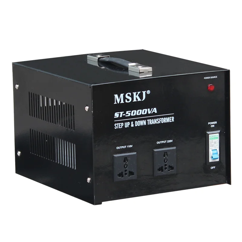 ST 5000 AC 220V/110V преобразователь напряжения Трансформатор 110v до 220v|transformer to 220v|voltage