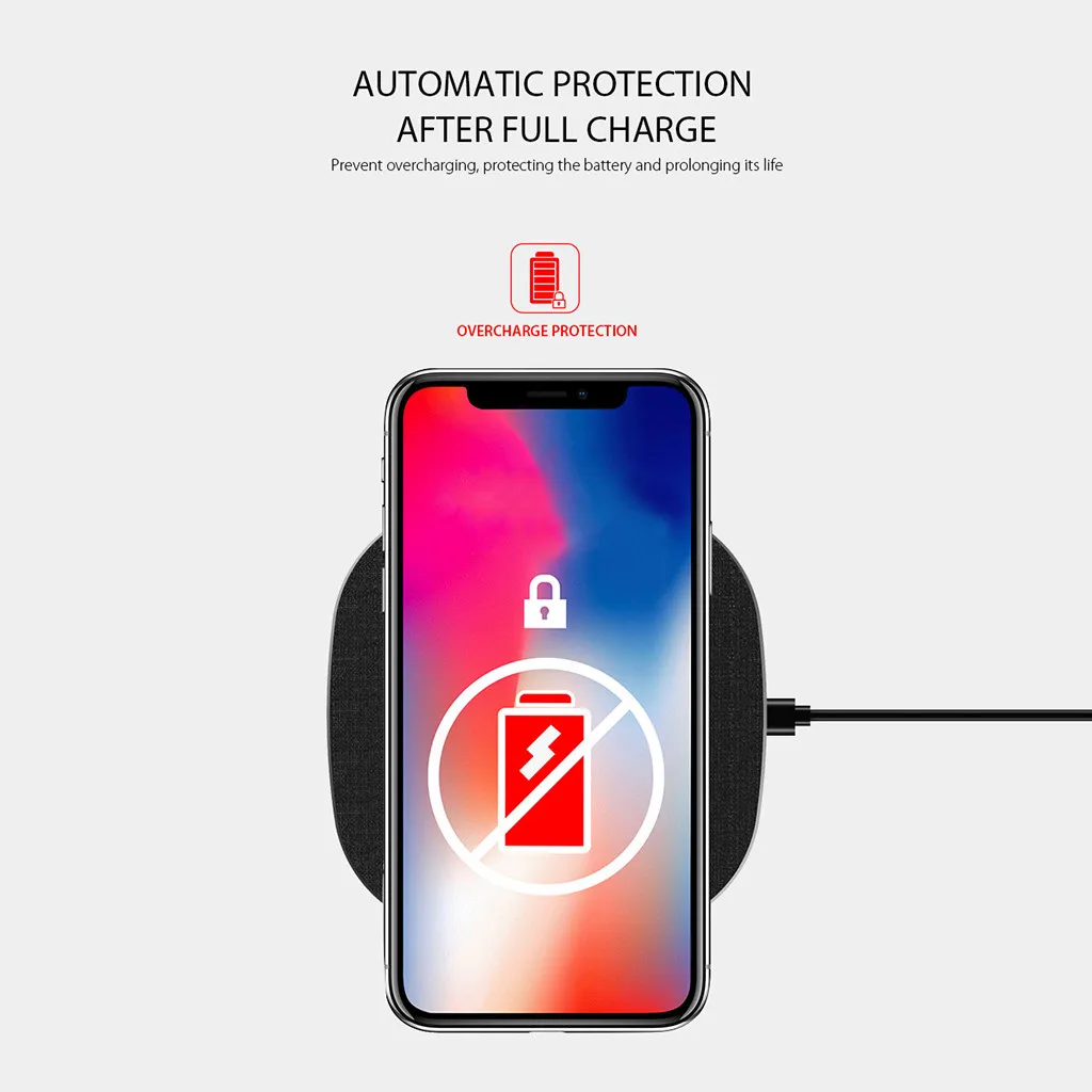 Для Носимых устройств Qi-Certified 10W Быстрое беспроводное зарядное устройство для iPhone Xs для samsung для relogio inteligente# Y8