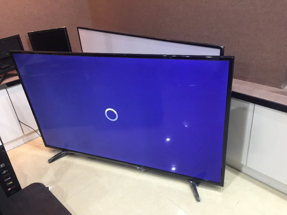 Customized 32 39 43 49 55 inch 4k Full HD Smart TV set android lan/wifi T2 global version led television TV