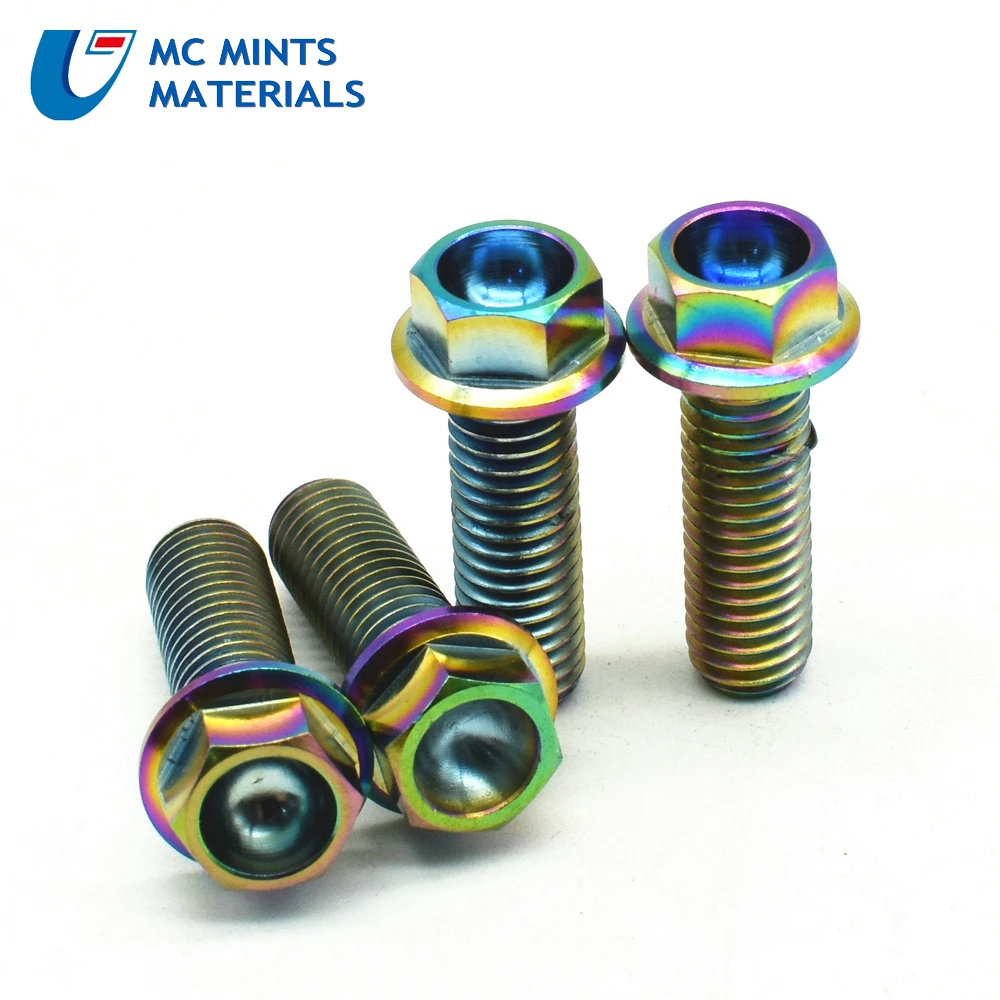 M8 Titanium bolts Flange head Multiple color  (3)