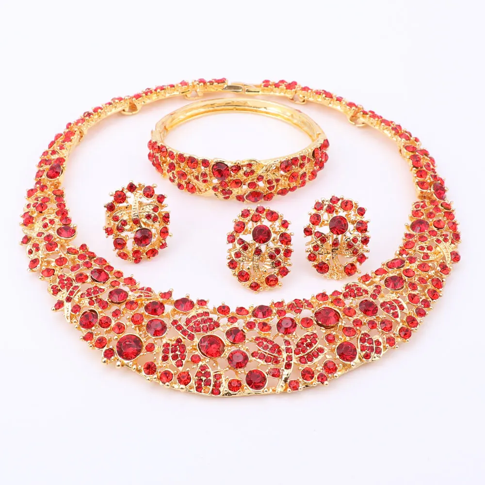 Женские вечерние свадебные комплекты ювелирных изделий из бисера