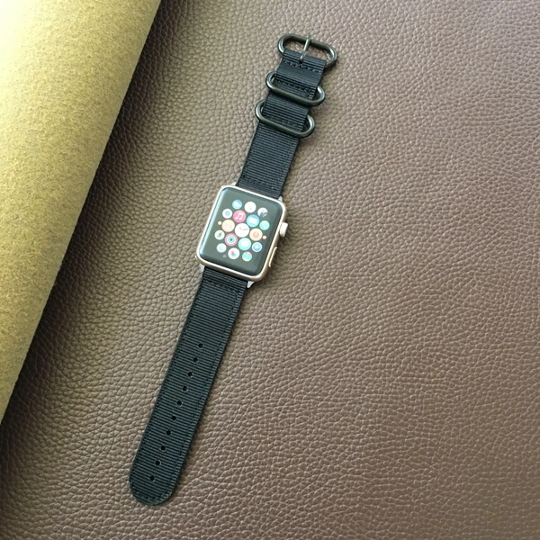 Роскошный нейлоновый ремешок для apple watch 5 4 3 2 1 браслет ремешок для iwatch 42 мм 38 мм 40 мм 44 мм аксессуары