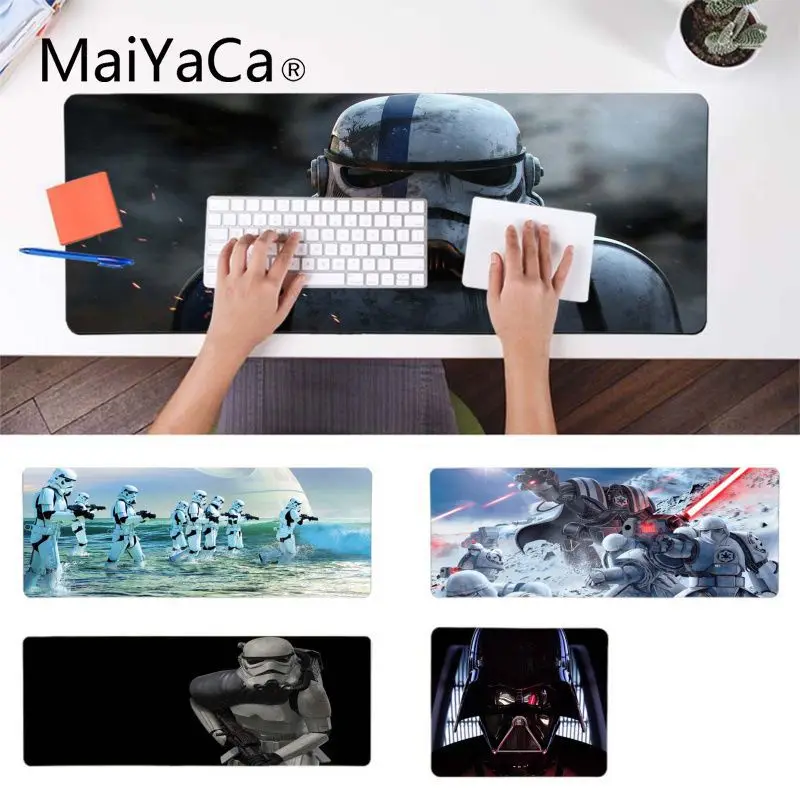 MaiYaCa классный новый Дарт Вейдер штурмовики силиконовый коврик для мышки игра прочный резиновый коврик для мыши коврик