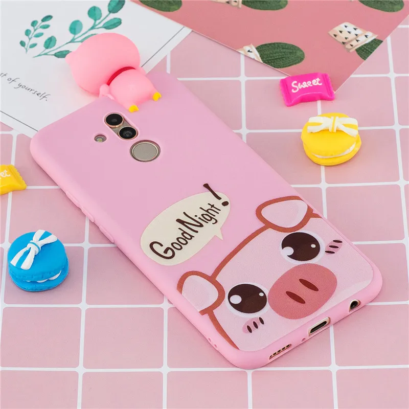 Mate 20 Lite чехол на СПС Coque huawei mate 20 Lite чехол huawei mate 20 Lite чехол 3D Мягкий Силиконовый ТПУ милые панели телефона с рисунком