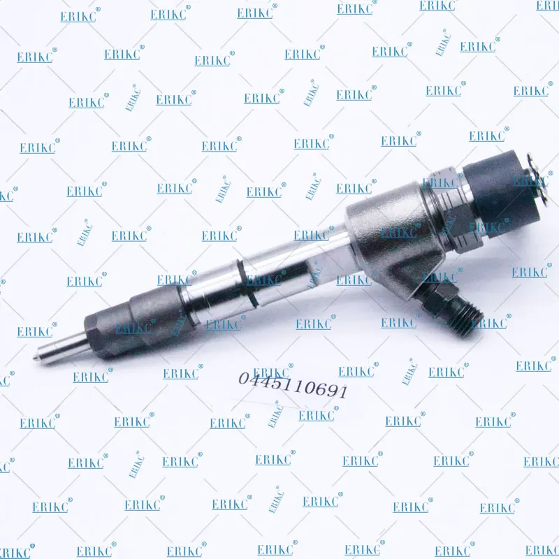 ERIKC 0445110691 Common Rail инжектор топлива инжекторный двигатель 0 445 110 691 ультратонкое естественное освещение CRI дизель инжектор деталь 0445 110 691 высокое качество