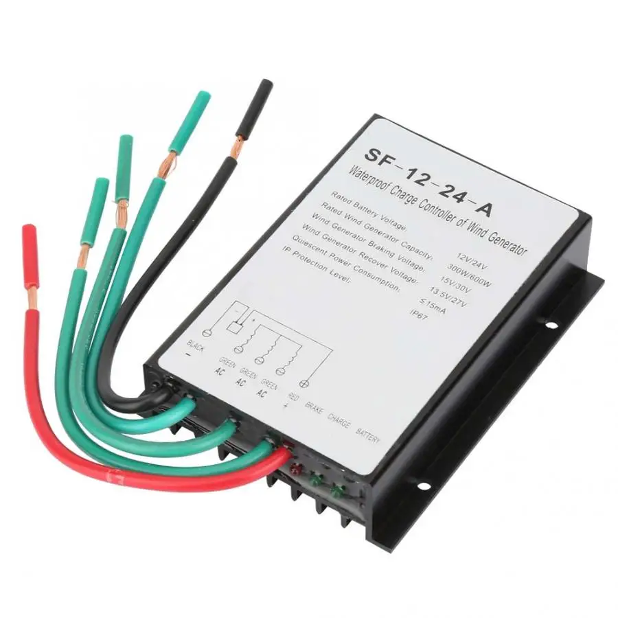 Ветровая турбина n генератор вертикэл Винд генерэтор 12 V/24 V 300 W/600 W Водонепроницаемый ветряной генератор контроллер заряда