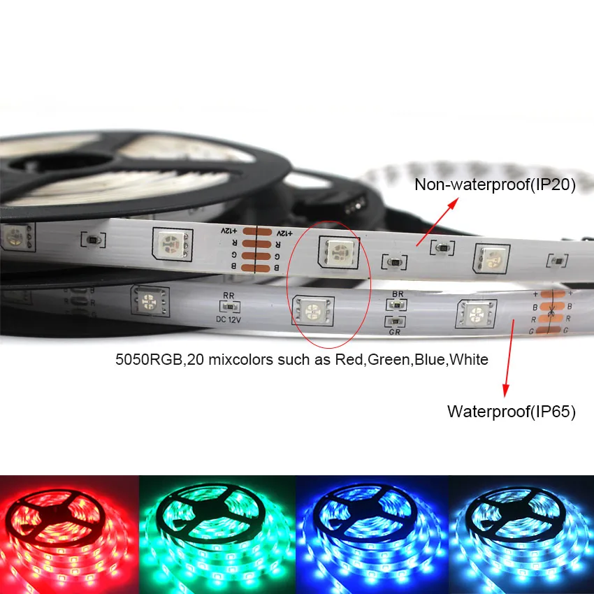 IKVVT WIFI LED Strip Light RGB 5050 SMD Waterproof 12V LED Flexible Strip Ribbon Emitting Diode Tape Lamp Neon 12V Power Supply IKVVT WIFI LED Strip Light RGB 5050 SMD Waterproof 12V LED Flexible Strip Ribbon Emitting Diode Tape Lamp Neon 12V Power Supply