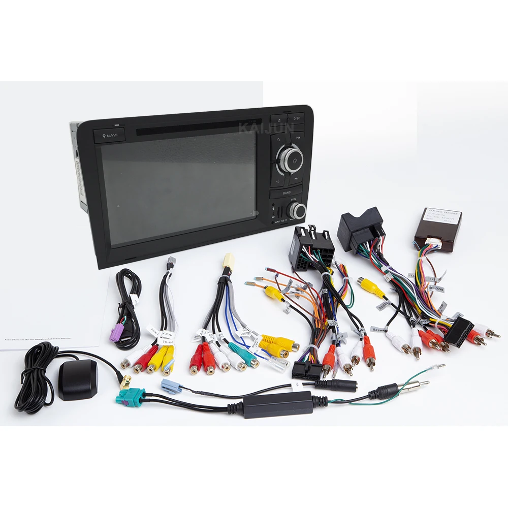 Best Android 9.0 Car DVD Stereo Player for Audi A3 S3 RS3 2003 - 2011 with WiFi BT GPS Radio,ISP Screen Car Head Unit GPS Navigation 5