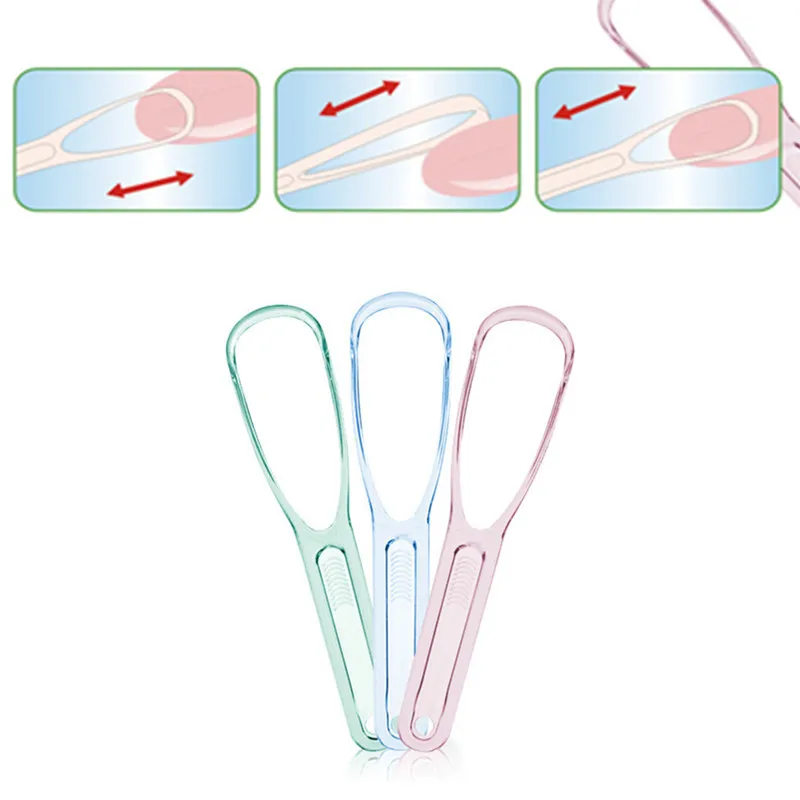 1 шт. скребок для языка для взрослых, щетка для чистки языка, гигиена полости рта, щетка для чистки языка, уход за полостью рта, пищевой пластик