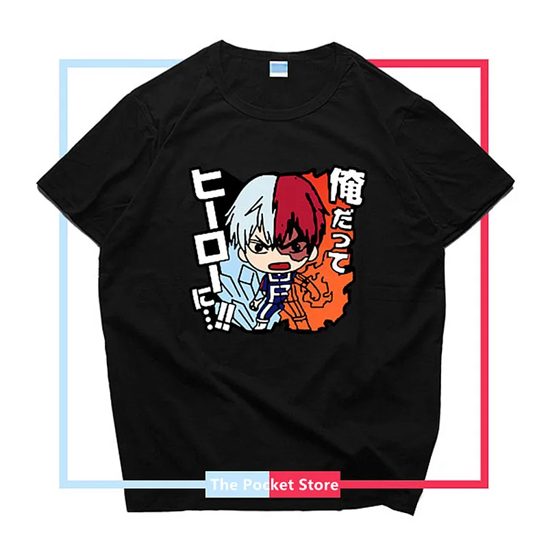 Мой герой Академии печати лето хлопок унисекс любителей футболка Bakugou Katsuki Cos Harajuku футболка "Аниме" любителей пара одежда 2019