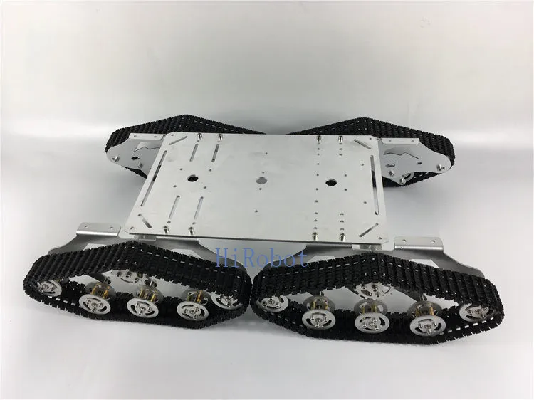 Амортизатор бак 4WD автомобиля, Алюминий сплав цистерны шасси/эксперимент платформу, для DIY Танк vechicled рука робота