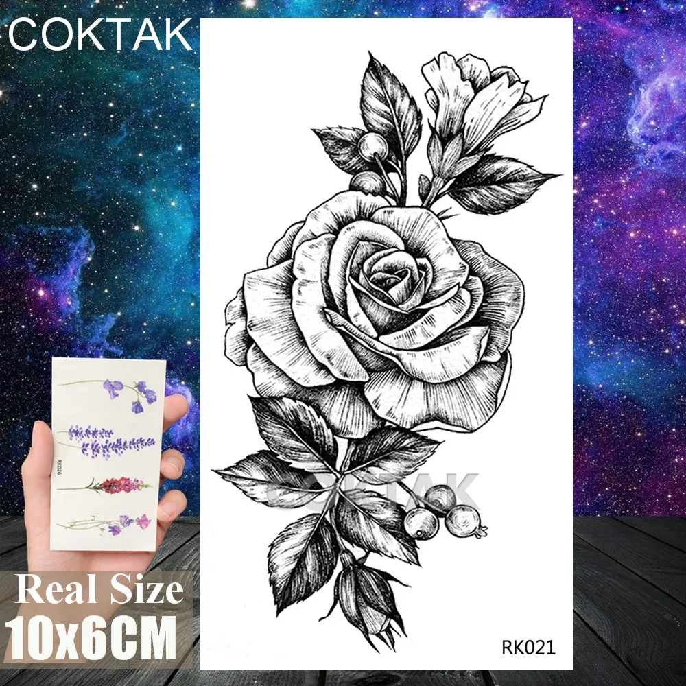 CRK021 3D Красочные волк Временные татуировки стикеры реалистичные поддельные боди-арт руки и ноги Васит татуировки переводные для мужчин геометрические водяные татуировки - Цвет: CRK021