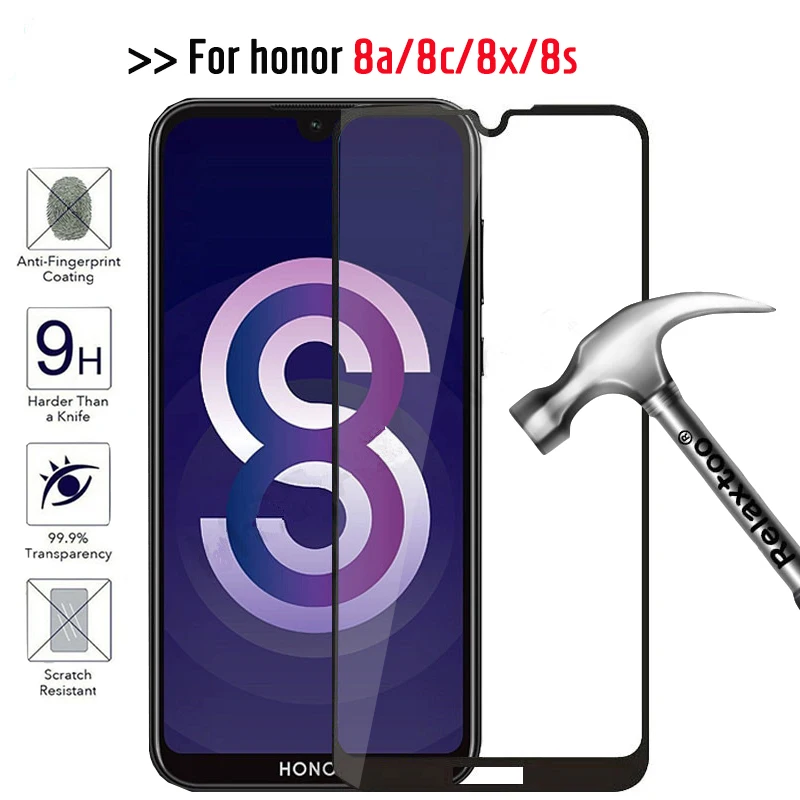 

Glass For Honor 8x 8s 8a 8c honor8x Tempered Glass Screen Protector Protective Films For Huawei Honor 9X 8 x a s c S8 X8 Honor8S