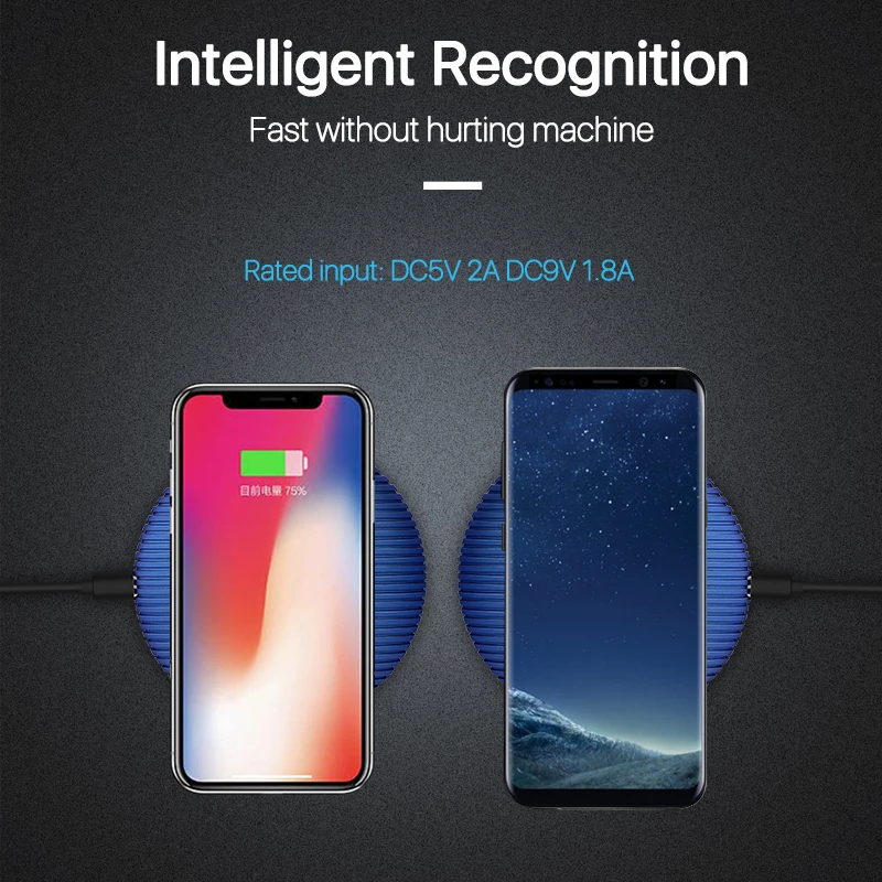 Быстрая Беспроводной Зарядное устройство для iPhone X XS MAX 8 8 плюс быстрый смарт USB зарядное устройство для Samsung S9 Примечание 8 S8 10 W Qi Беспроводной зарядного устройства