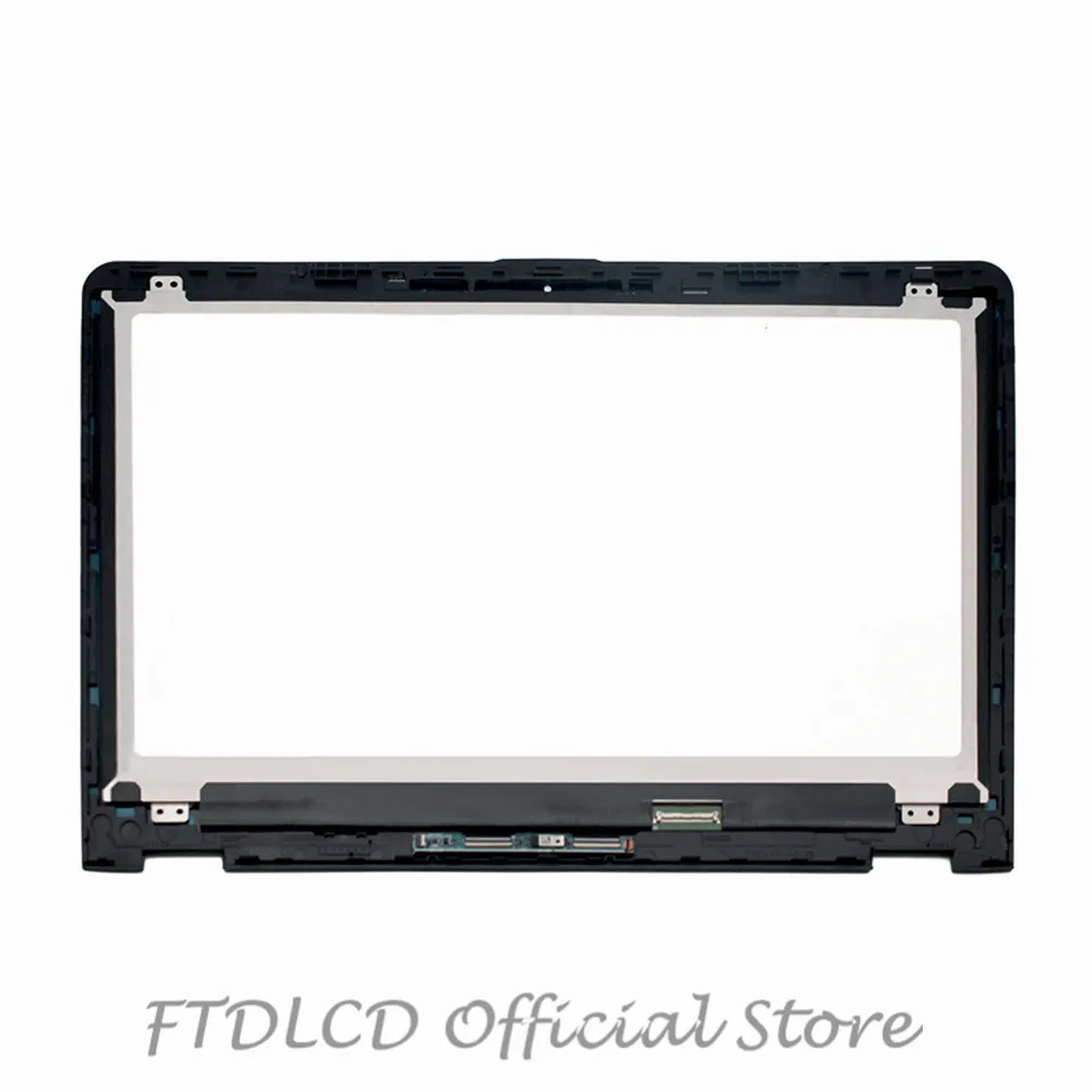 FTD lcd 15,6 ''FHD 4K lcd сенсорный экран Assambly+ рамка LTN156FL02 для hp ENVY x360 M6-AQ серии M6-AQ005DX AQ103DX AQ105DX серебро
