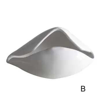 

1pc Ceramic Shell-Like Vase Simple Flower Plant Container Ornaments for Home Office Decorazione vaso europeo RT99