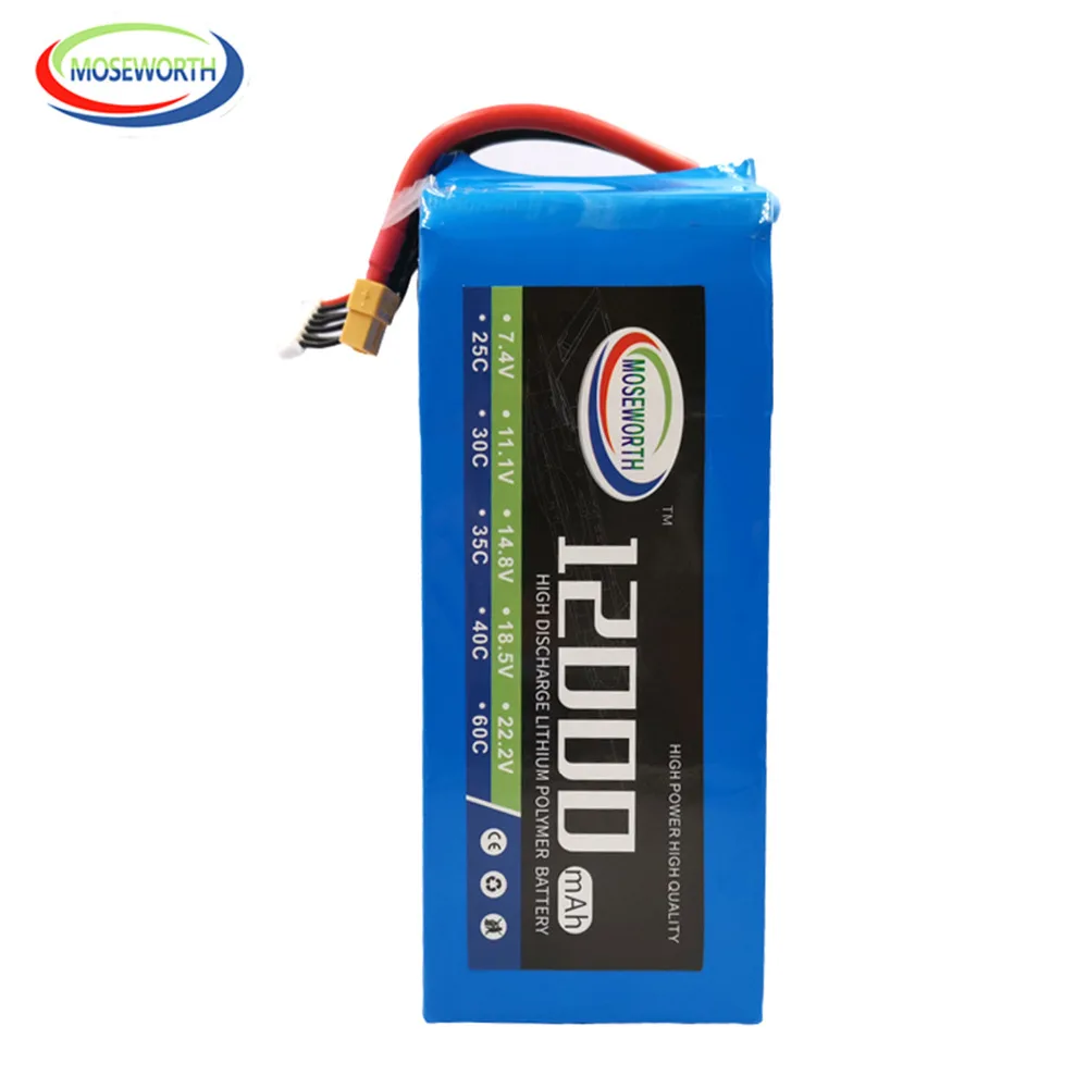 6S Радиоуправляемый Дрон LiPo аккумулятор 22,2 V 12000mAh 25C батареи для радиоуправляемого квадрокоптера дрона вертолета самолета автомобиля лодки игрушки 6S батарея LiPo