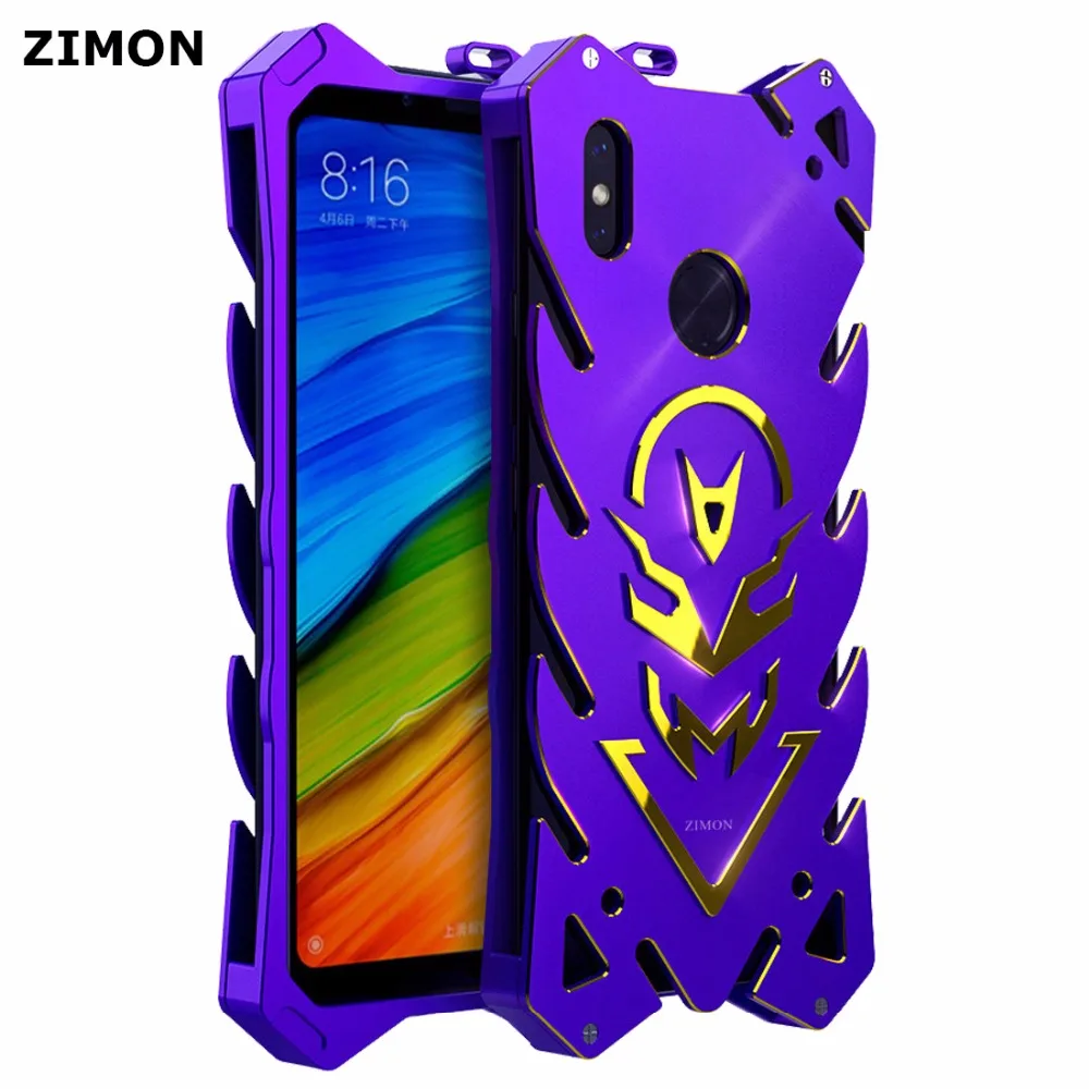 ZIMON SIMON чехол для XiaoMi A2 6X Тор сопротивление падению Алюминиевый металлический прочный защитный чехол ударопрочный комбинированный жесткий чехол