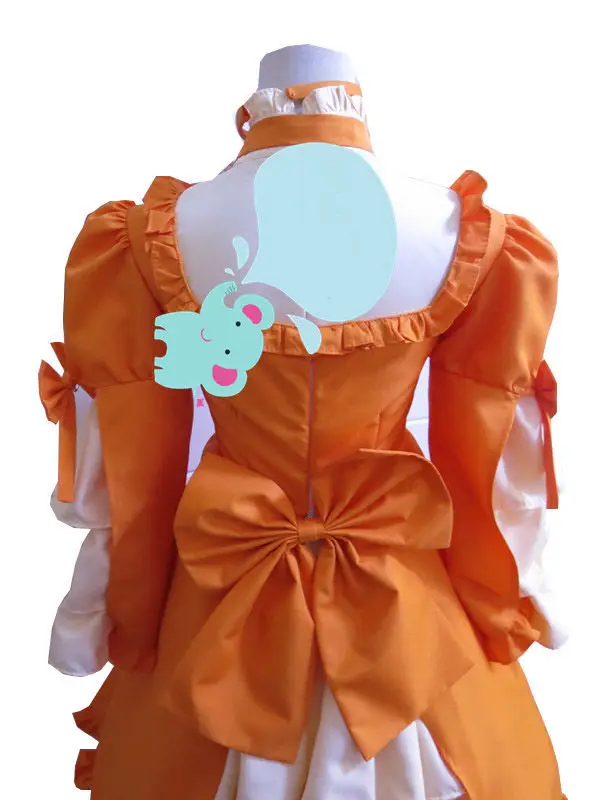 Черный Дворецкий куросицудзи Elizabeth Kleid желтый костюм Косплей Полный комплект платье на заказ