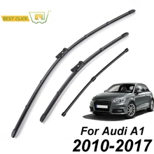 Misima pára brisas limpador lâminas conjunto para audi a1 2010 2011 2012 2013 2014 2015 2016 17 frente kit janela traseira 24