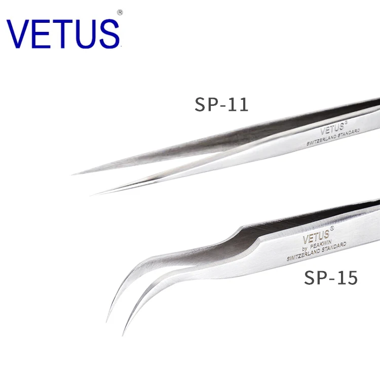 ESD Anti Static Tweezers VETUS SP-11 SP-15 1Piece For Electronic Cell Phone Repair