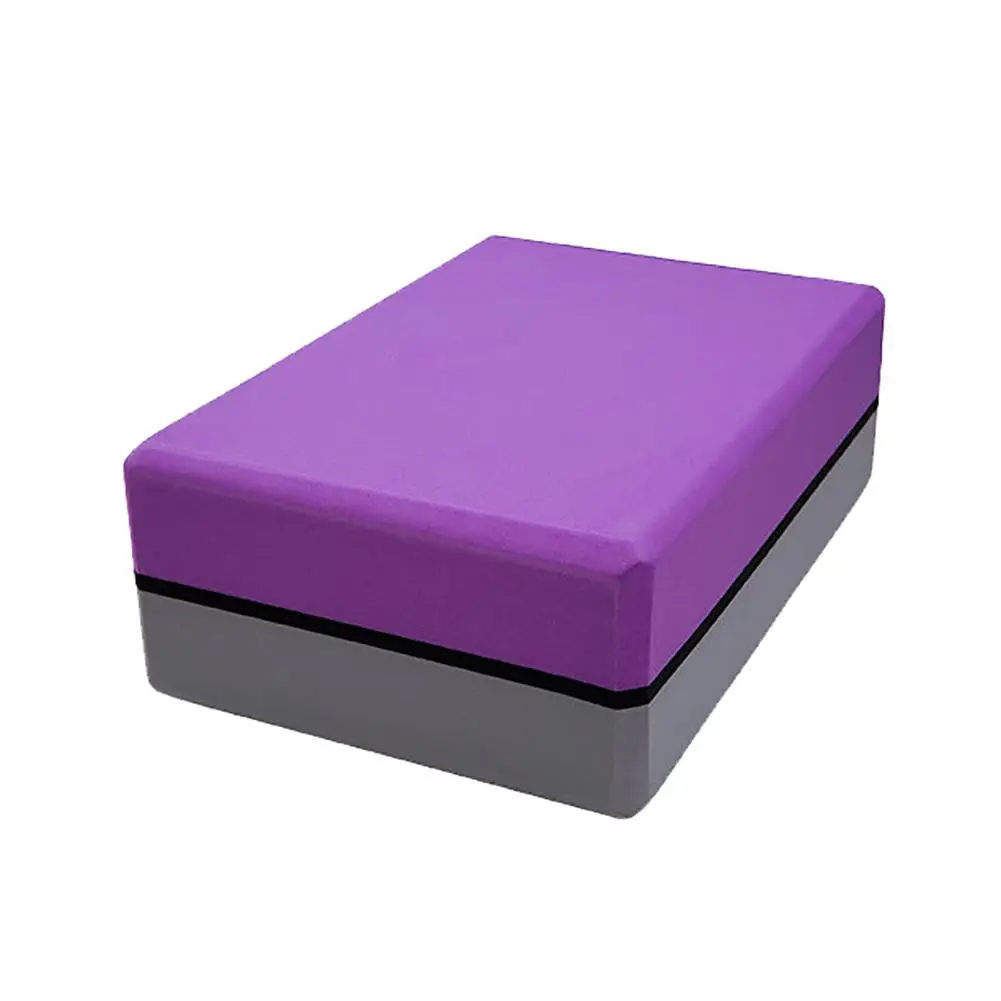 

Double Color EVA Foam Exercise Fitness Gym Yoga Block Brick Body Shaping Tool Indoor Body Building Yoga Block