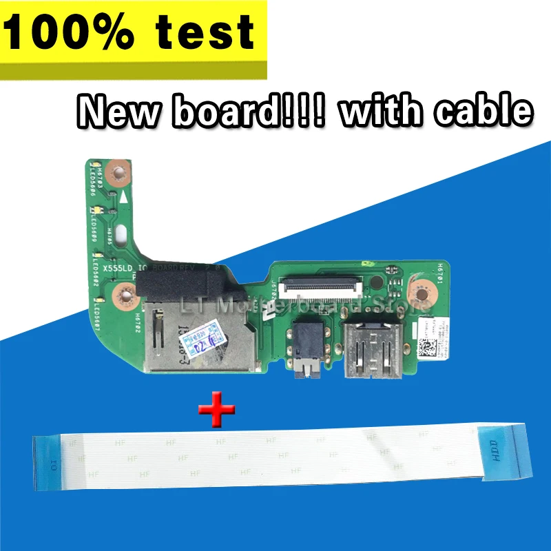 

NEW Original For ASUS X555 X555L X555LD X555LD_IO USB AUDIO CARD READER BOARD REV:2.0 MB 100% Tested Fast Ship