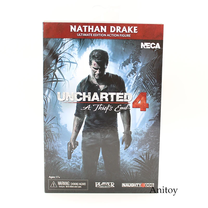 NECA Uncharted 4 конец вора Натан Дрейк Ultimate Edition ПВХ фигурка Коллекционная модель игрушки " 18 см KT3423