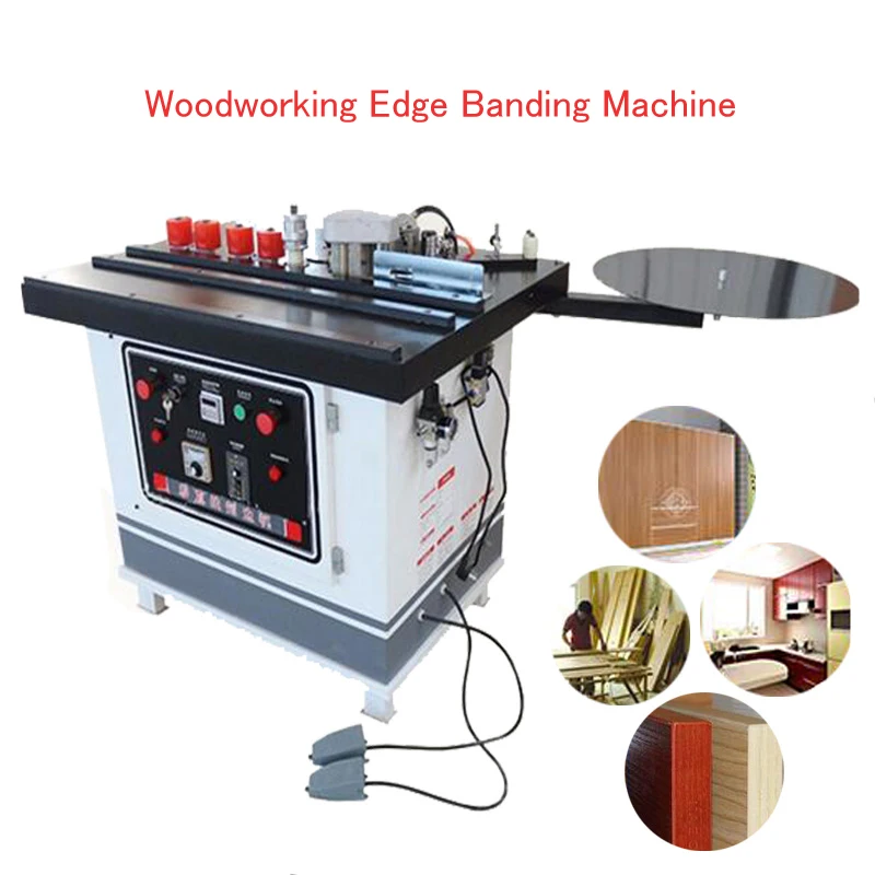 Portable Woodworking Edge Banding Machine Edge Bander Curve And