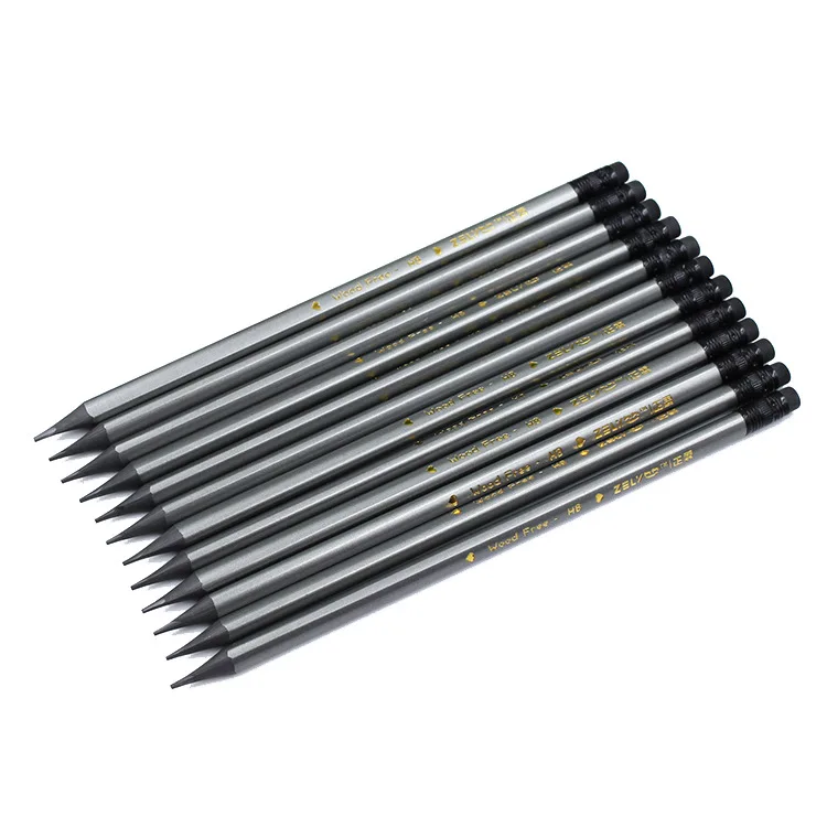Недеревянный Hb карандаш с ластиком карандаш для защиты окружающей среды пластиковый карандаш для учеников начальной школы карандаш для эскизов