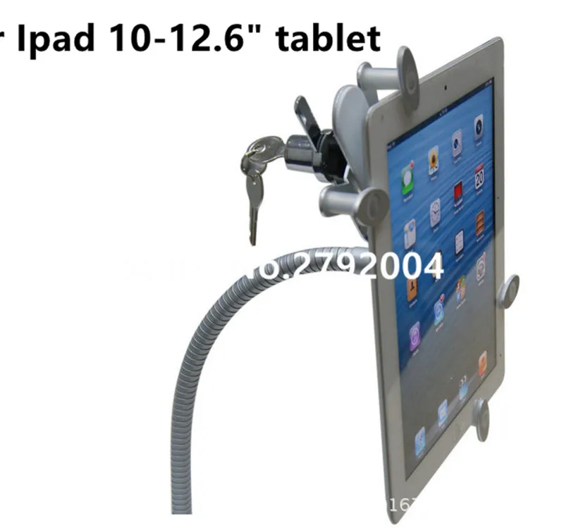 Гибкий планшет seurity напольная подставка экран IPad кронштейн samsung планшет коробка с замком держатель Противоугонная для 10-1" планшет